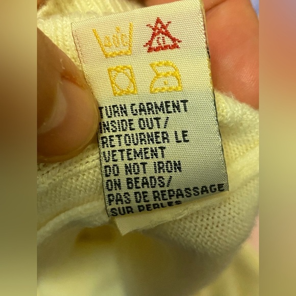 Cream Cowl Neck Sweater Soft and Casual - Picture 7 of 7